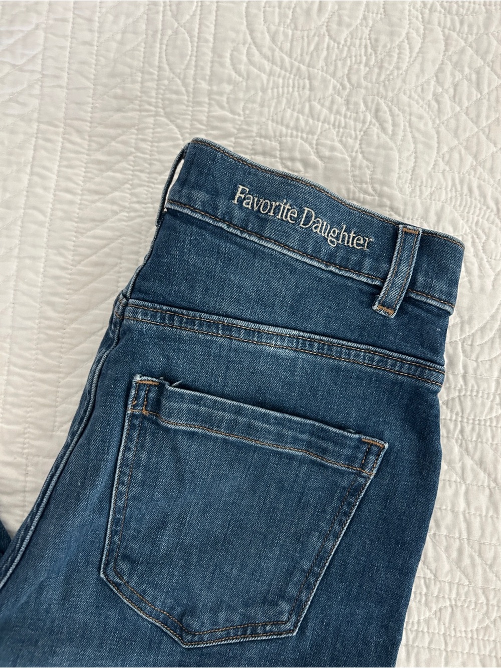 Favorite Daughter Deep Blue Flare Jeans